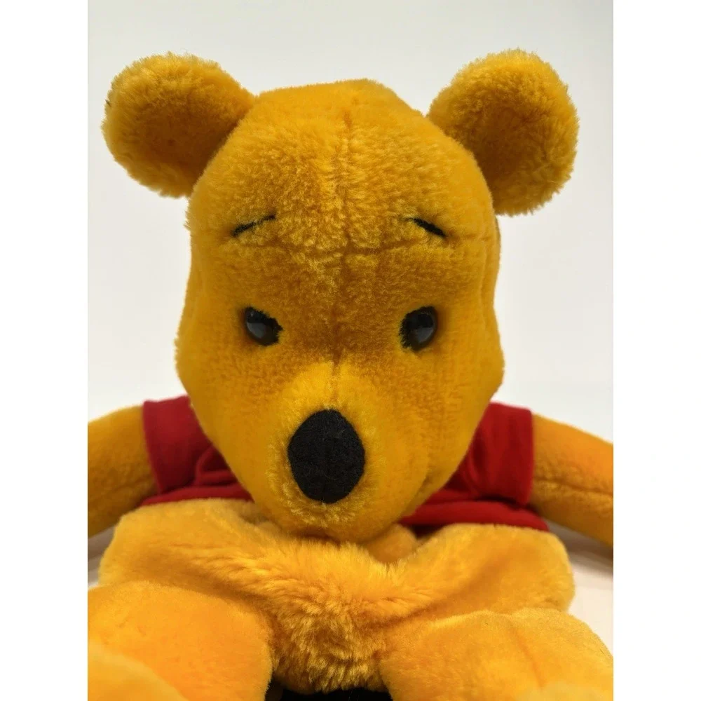 Vintage Disney Winnie The Pooh Backpack Plush Stuffed Bear With Zipper
